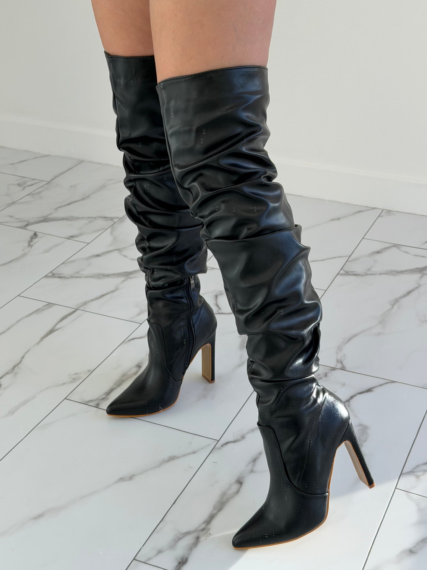 Botas Long Fruncidas