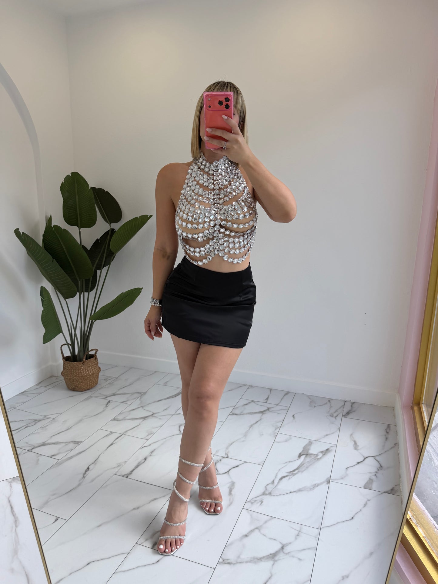 Satin Skort