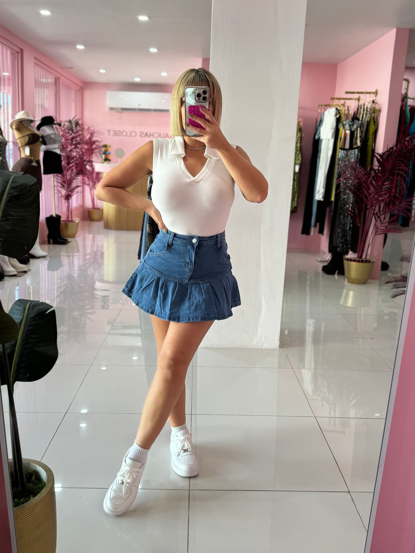 RBD Denim Skort