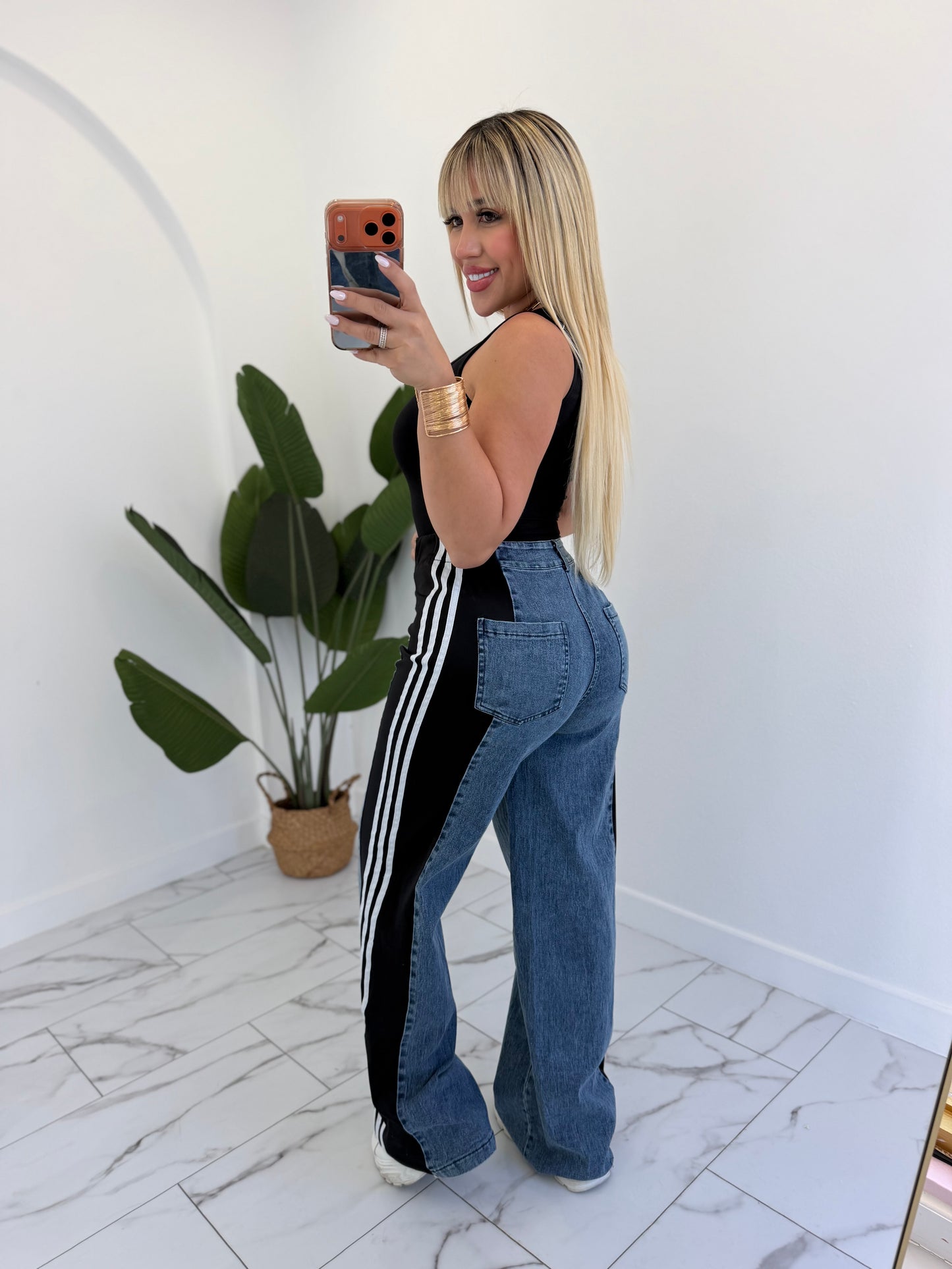 Denim casual pant