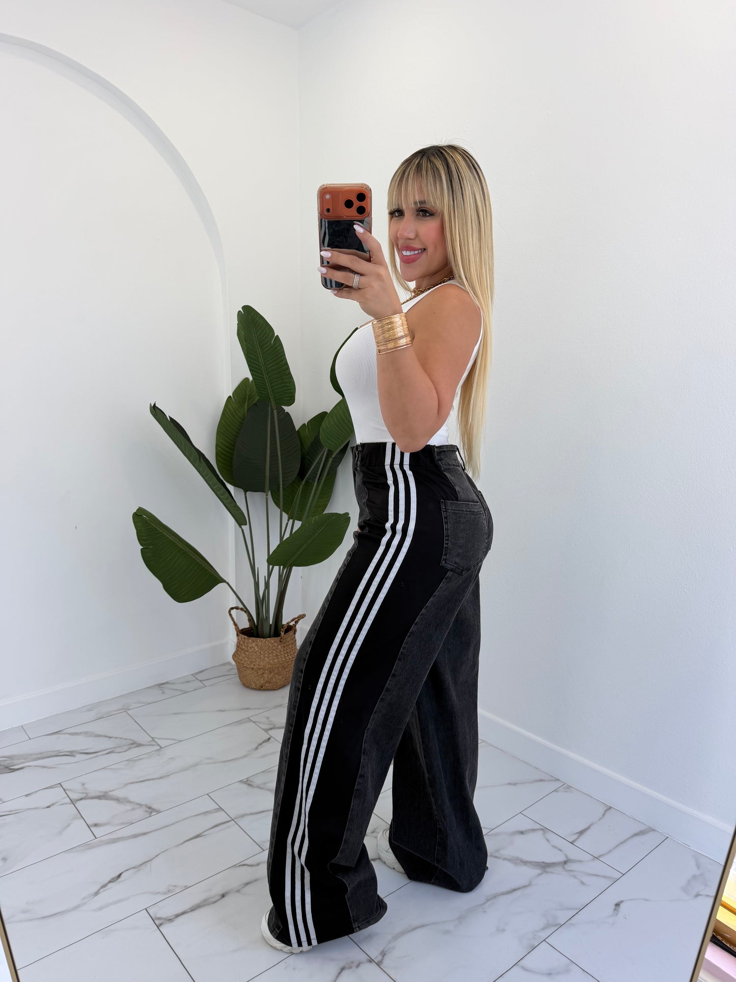Denim casual pant