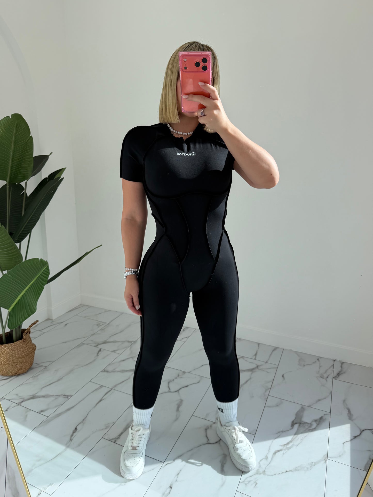 Wonder Tshirt Skinny Jumpsuit (Espalda Descubierta)