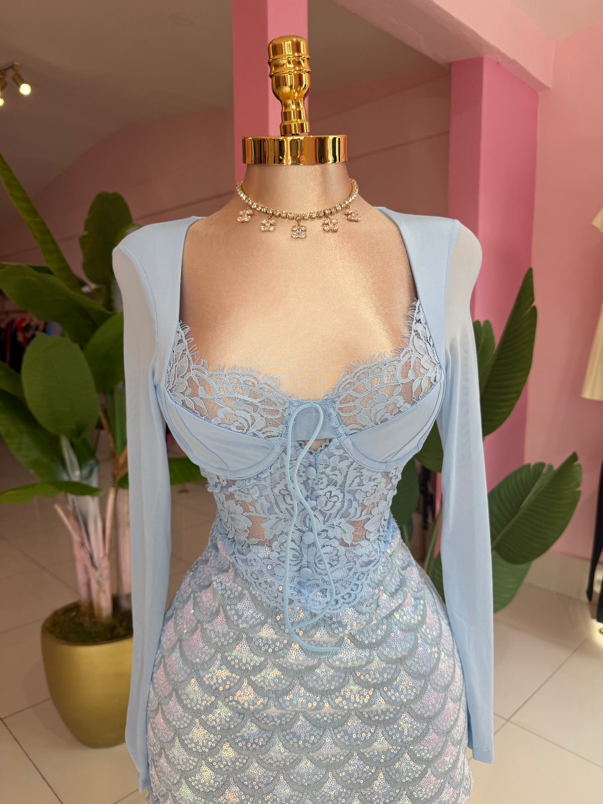 Mesh encaje ML top