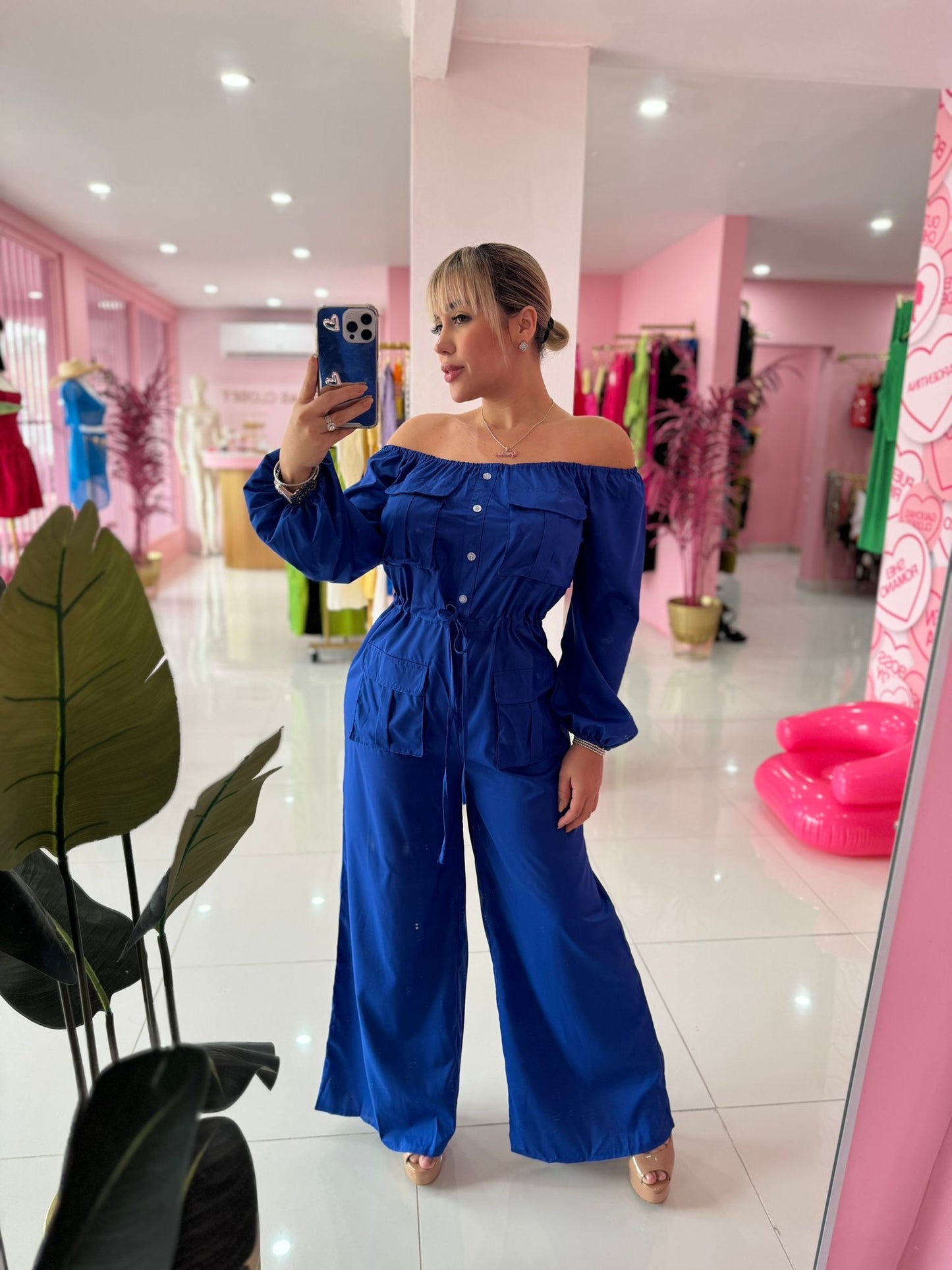 Off Shoulder Jumpsuit
