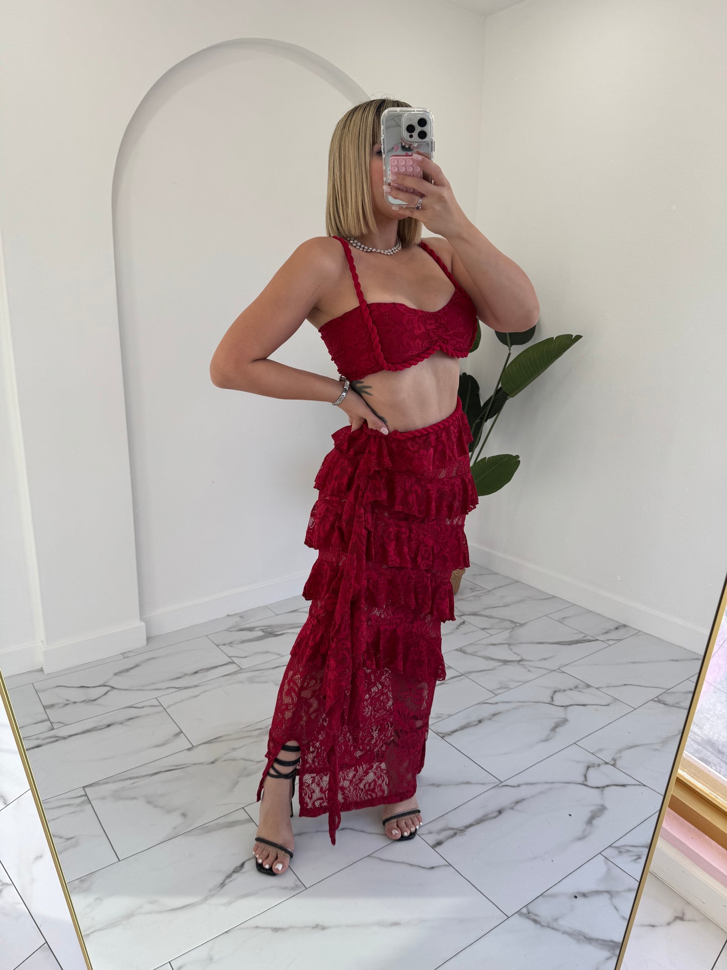 Lace sexy set