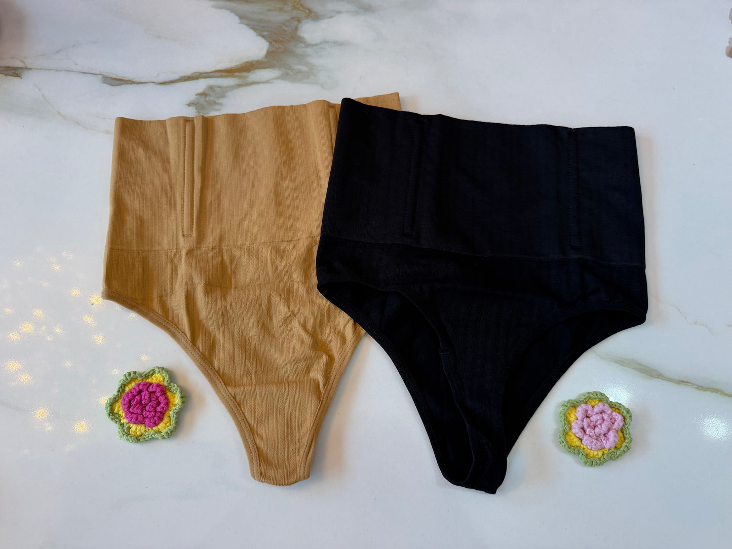 Panty Faja Thong Textura (alta compresión)
