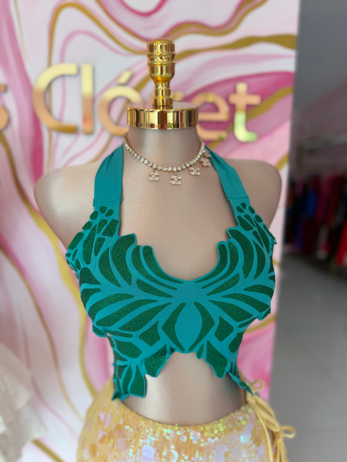 Mariposa seamless top