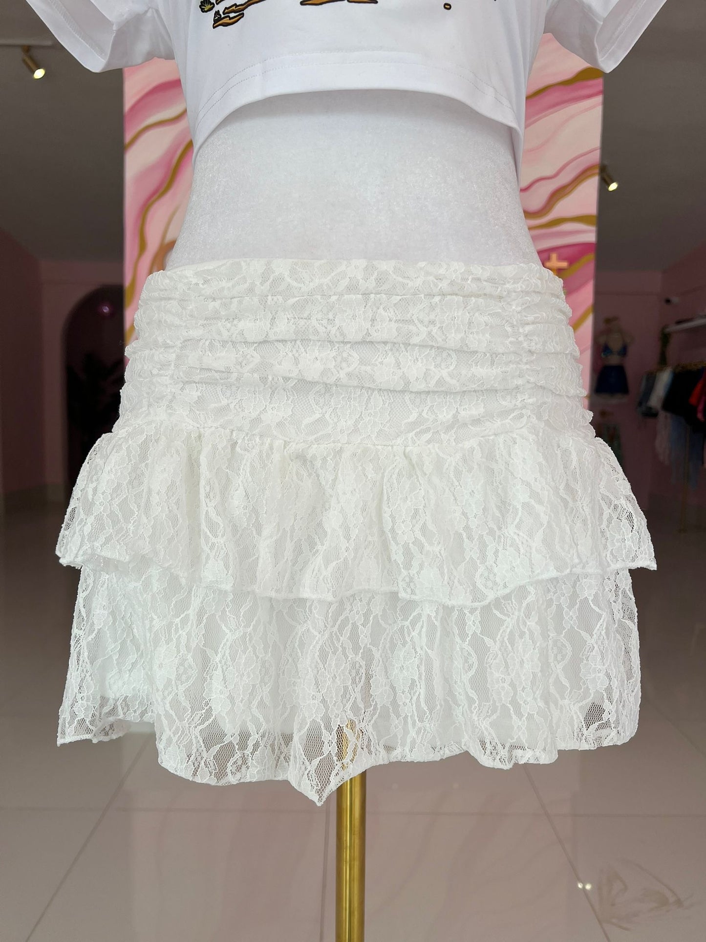 Lace skort