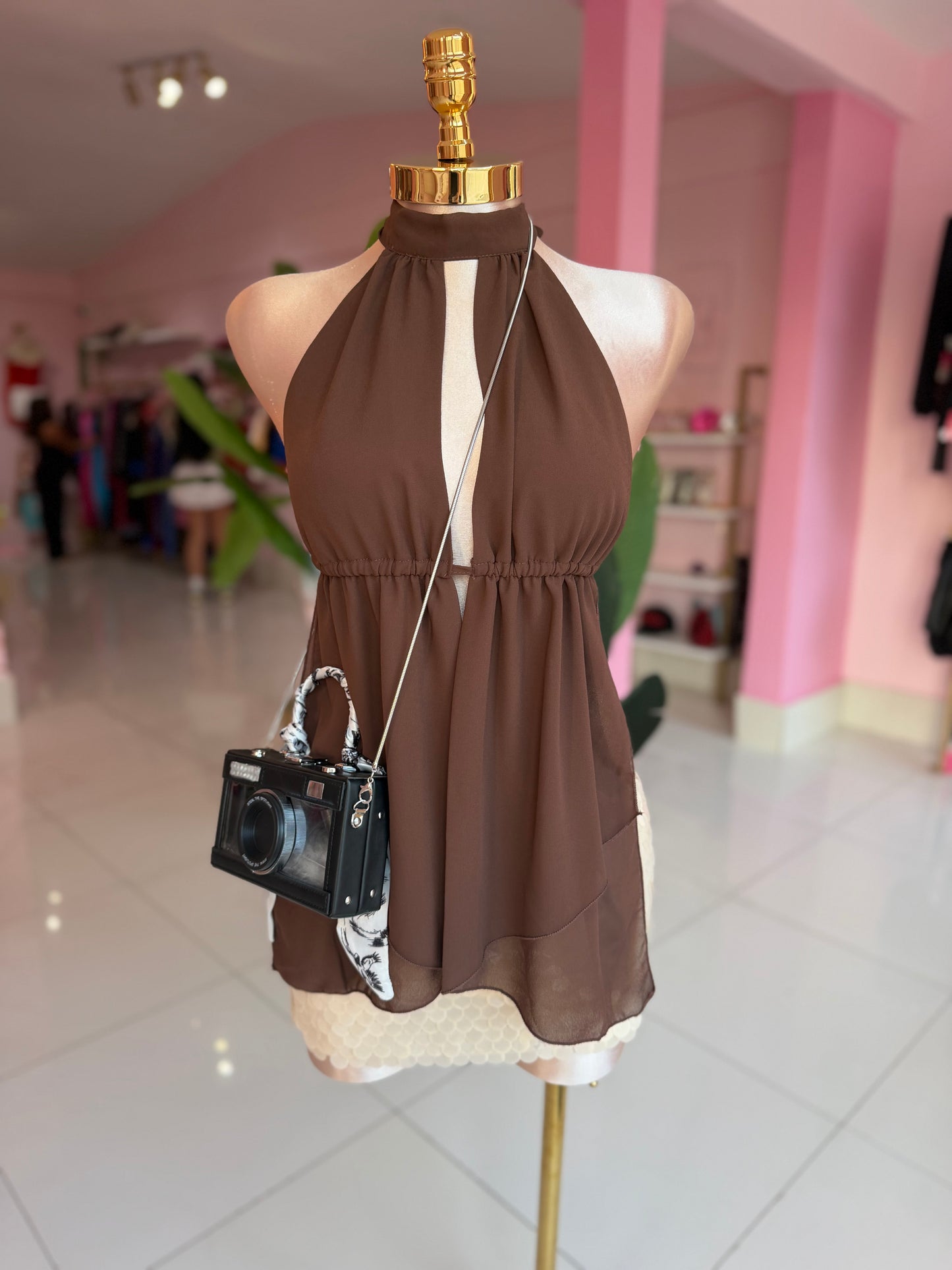 Mesh Long Top