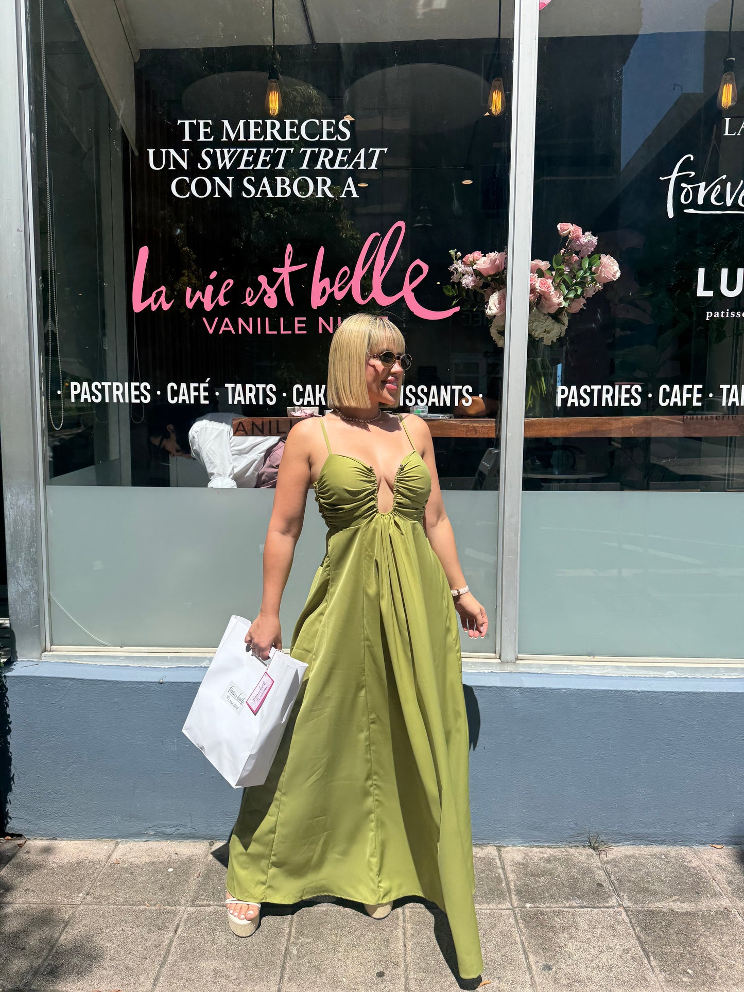 Olive Maxi dress
