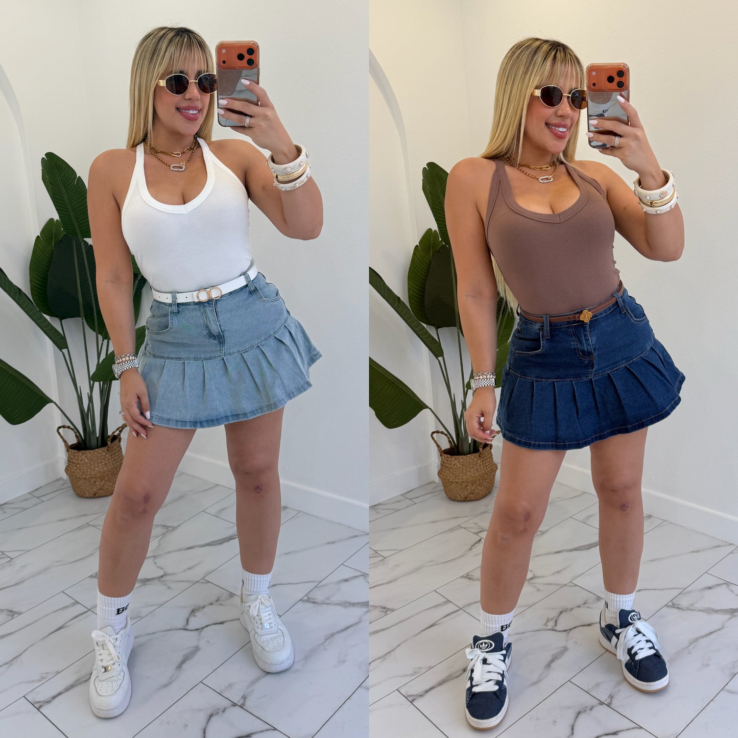 RBD Denim Skort