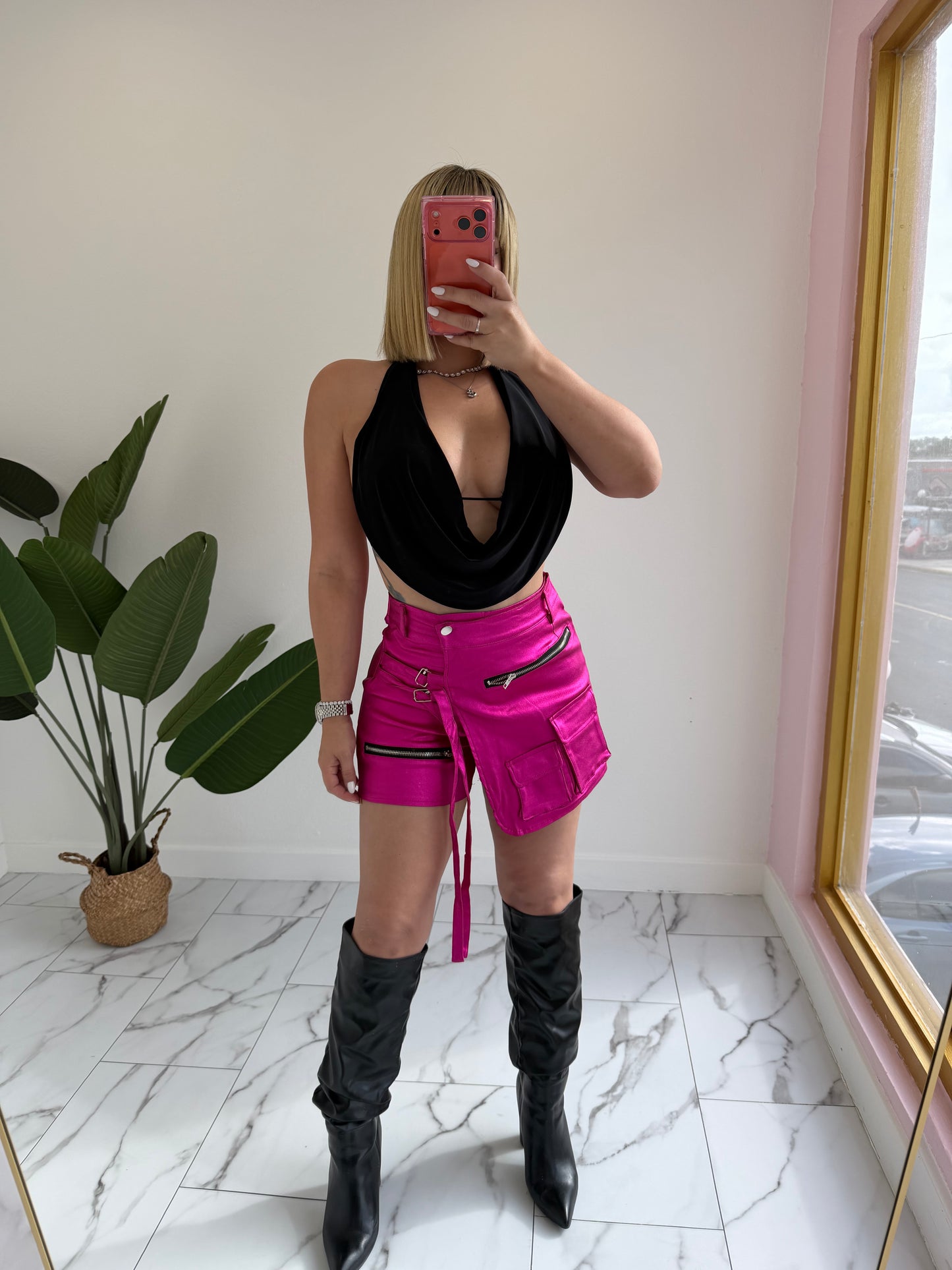 Metallic Skort