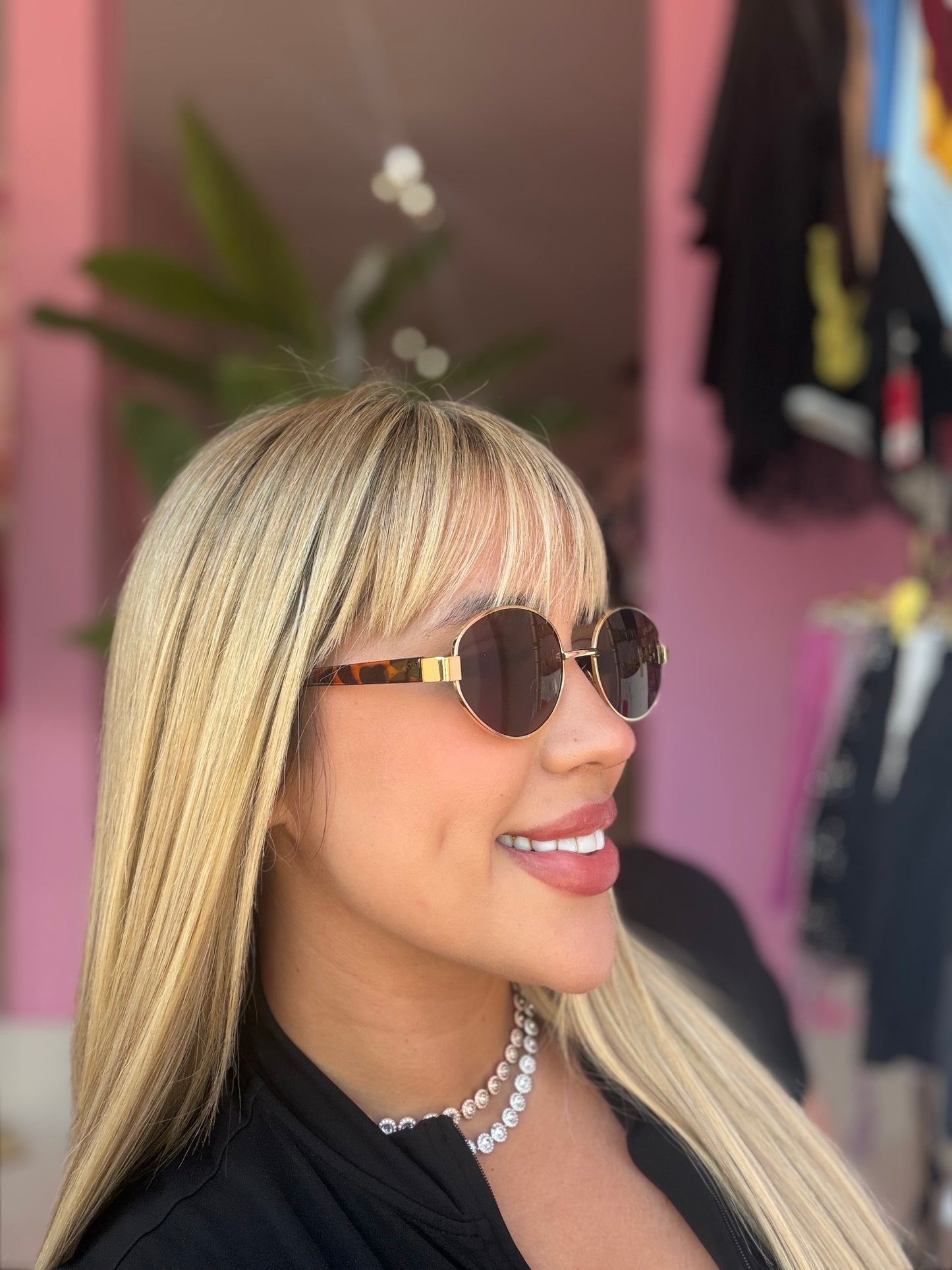 Gafas ovaladas TAPA print