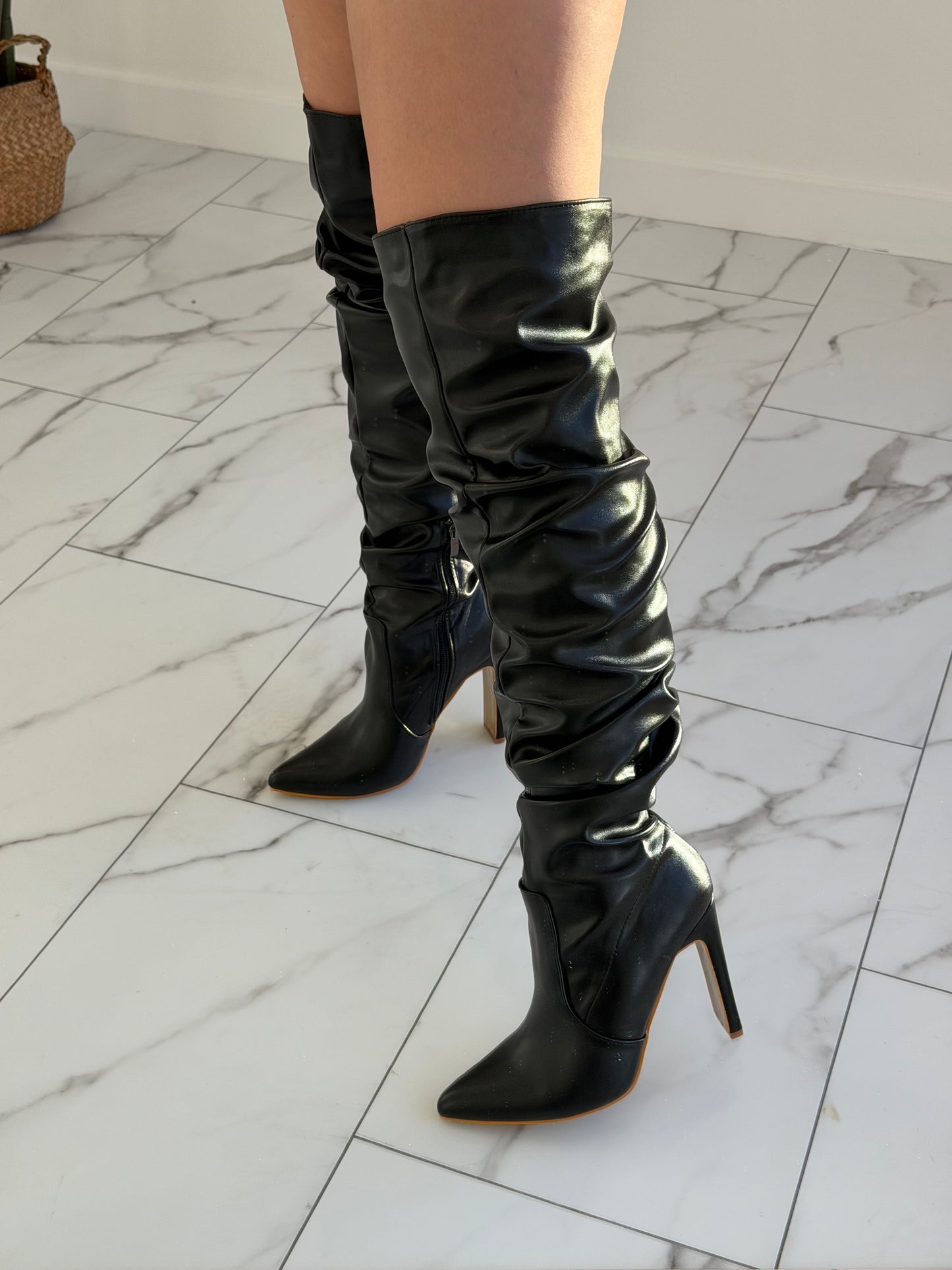 Botas Long Fruncidas
