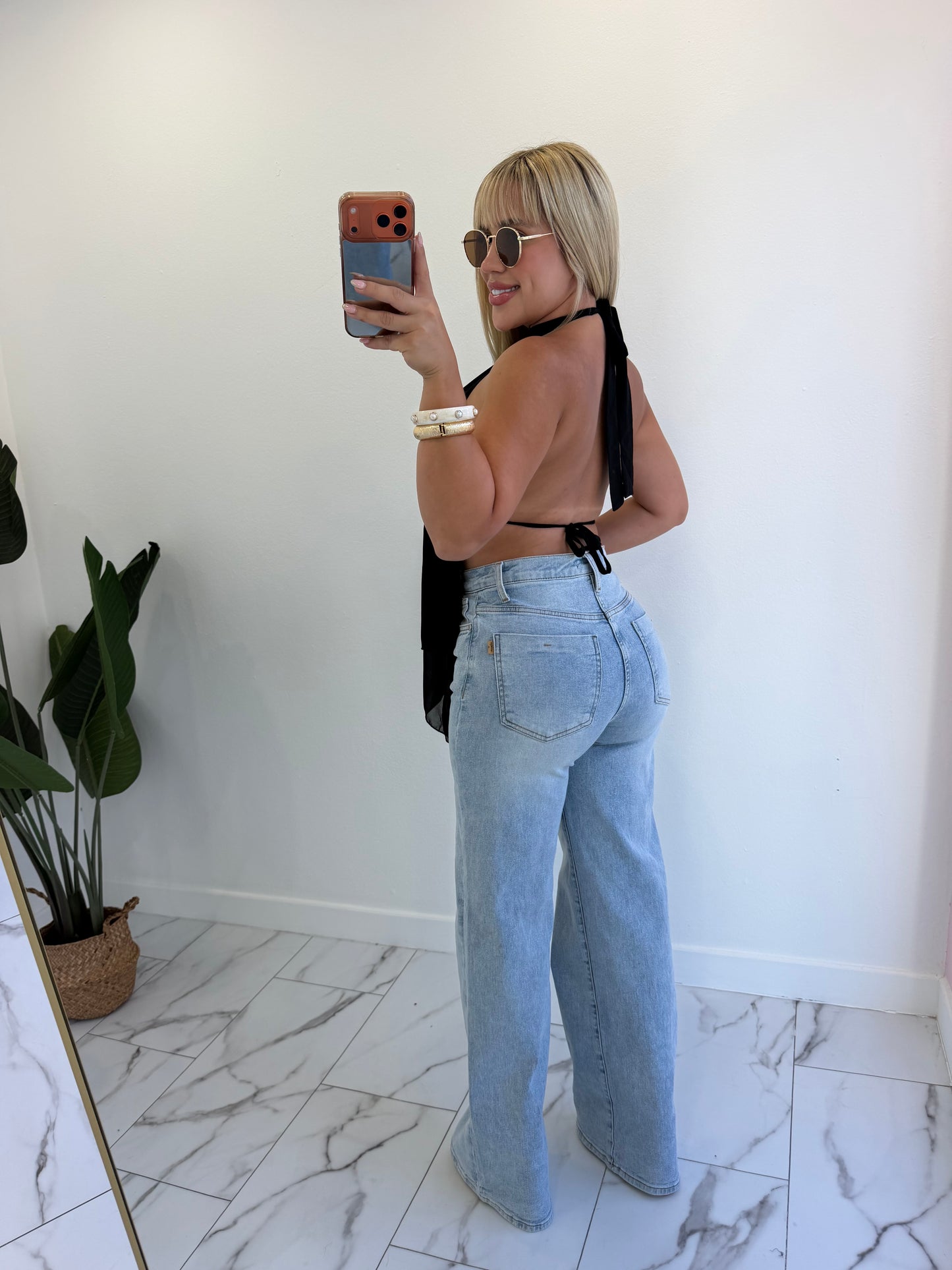 Mesh Long Top