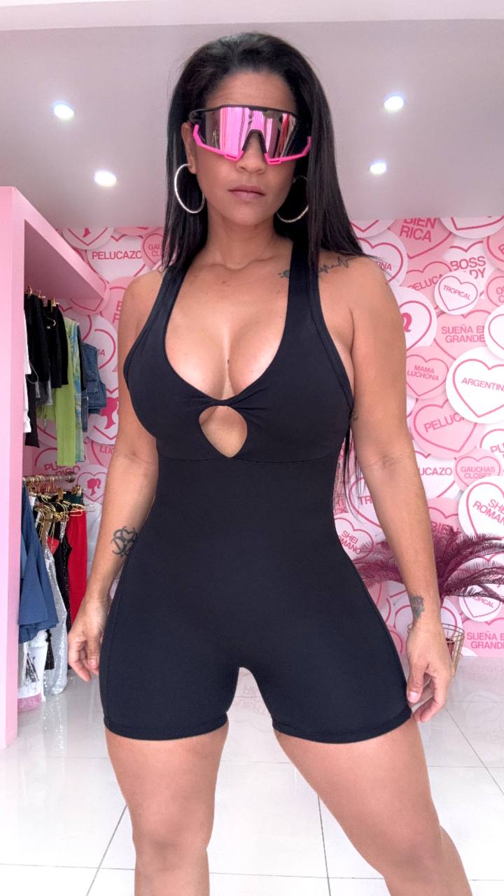 Sexy back romper sport