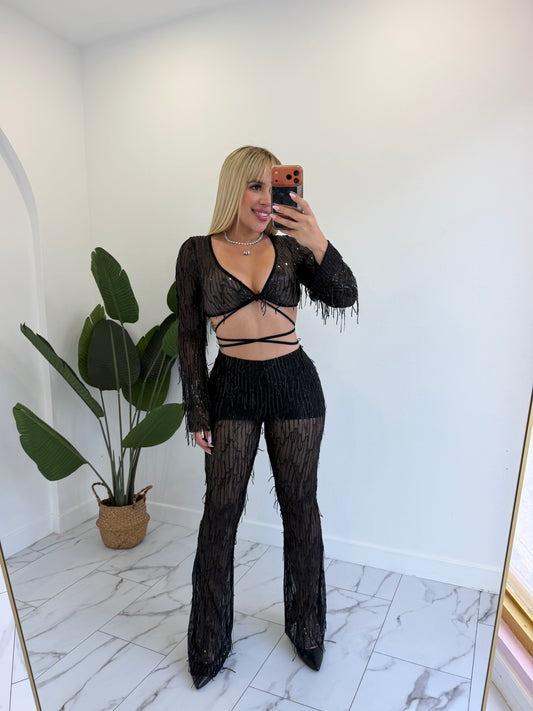 Sequins Petite set