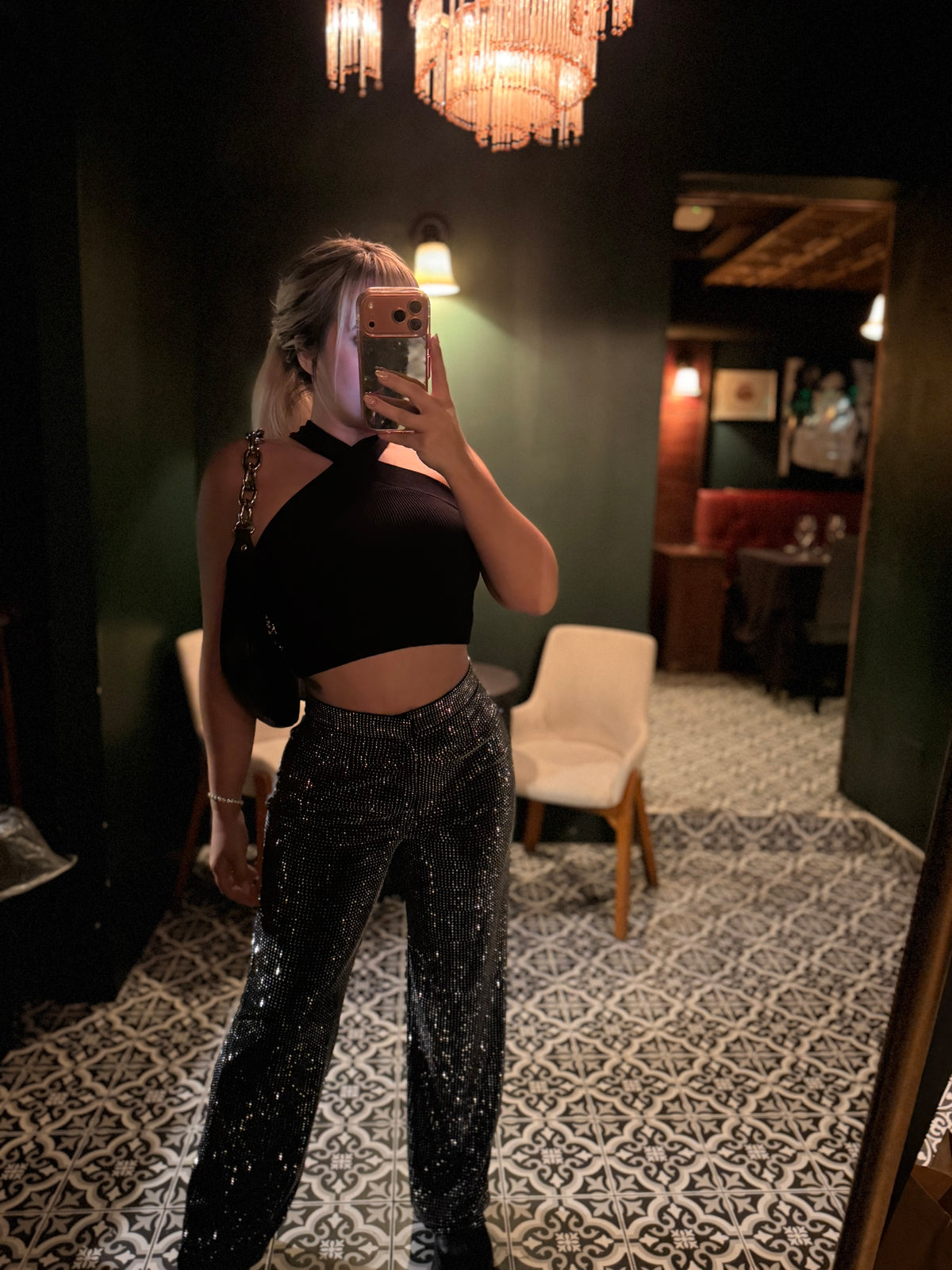 Rhinestone Diva Pant