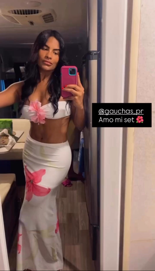 Orquídea white set
