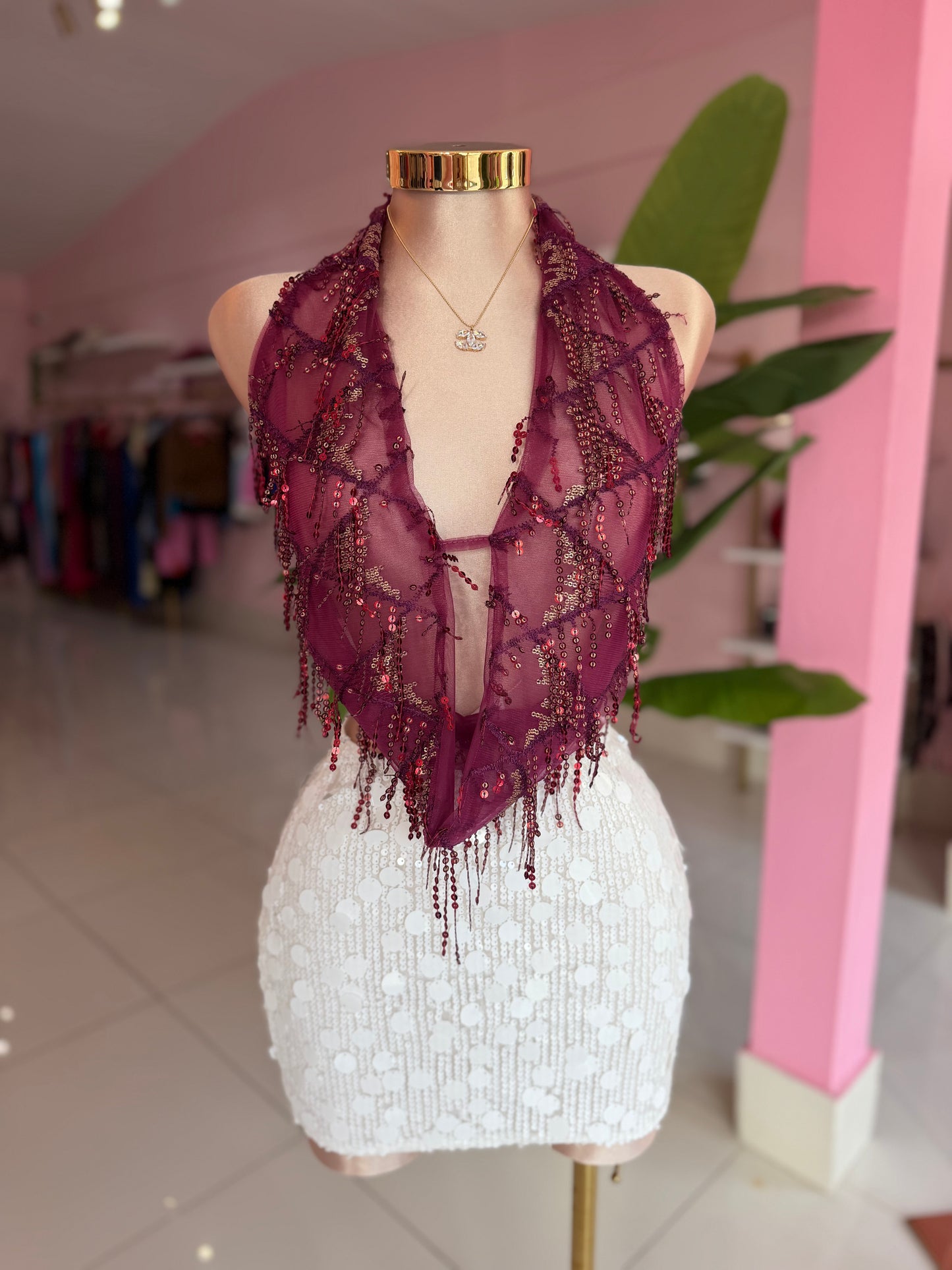 Viral Sequins Skirt