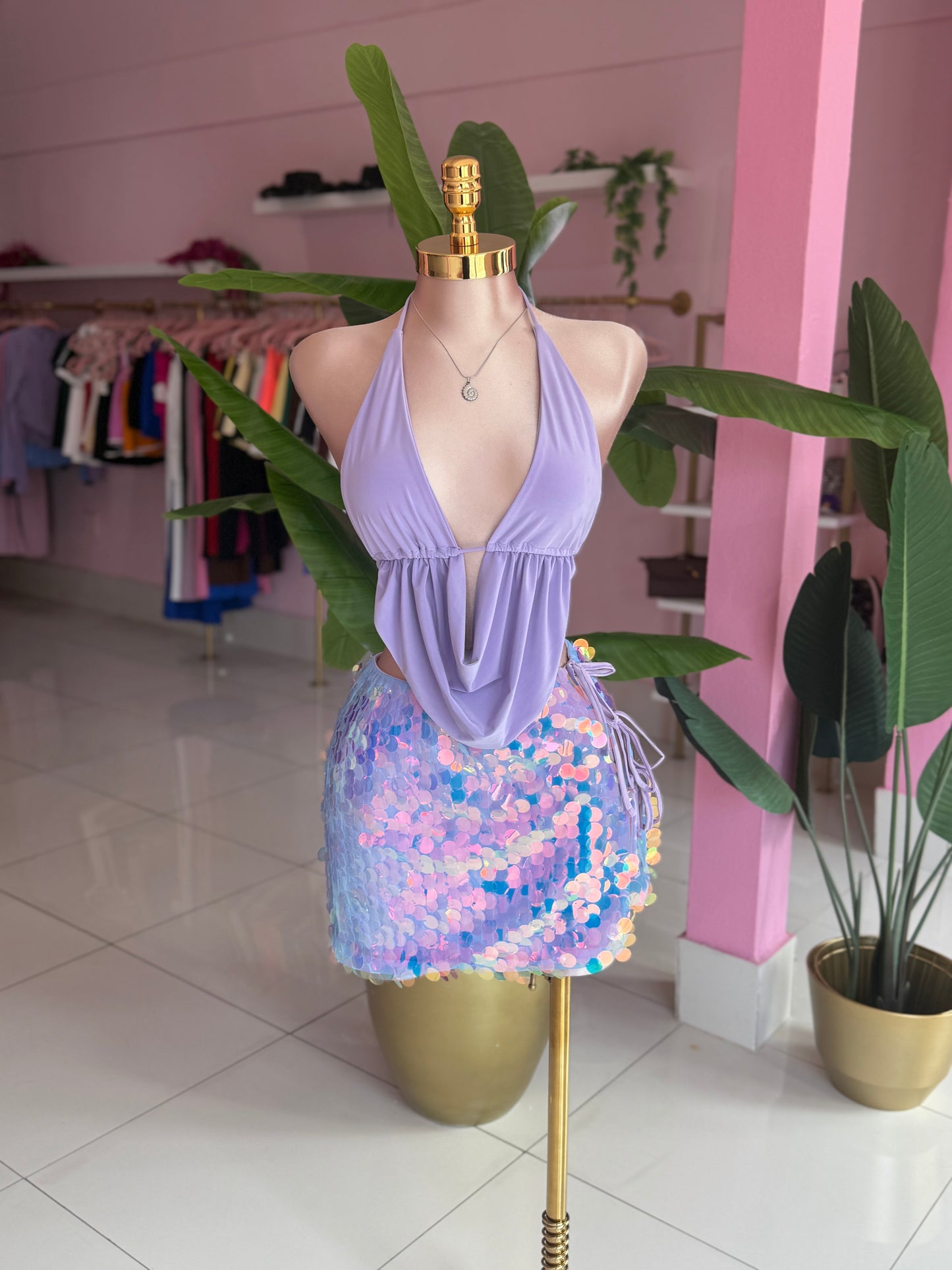 Amarradita Sequins Skirt