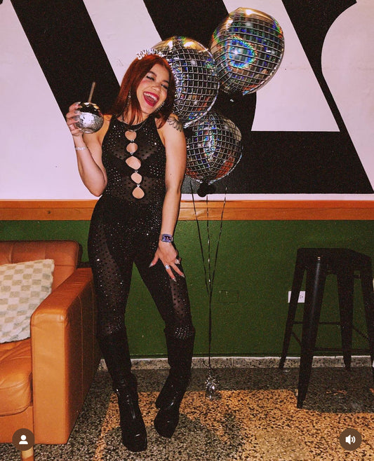 Jumpsuit Rhinestones