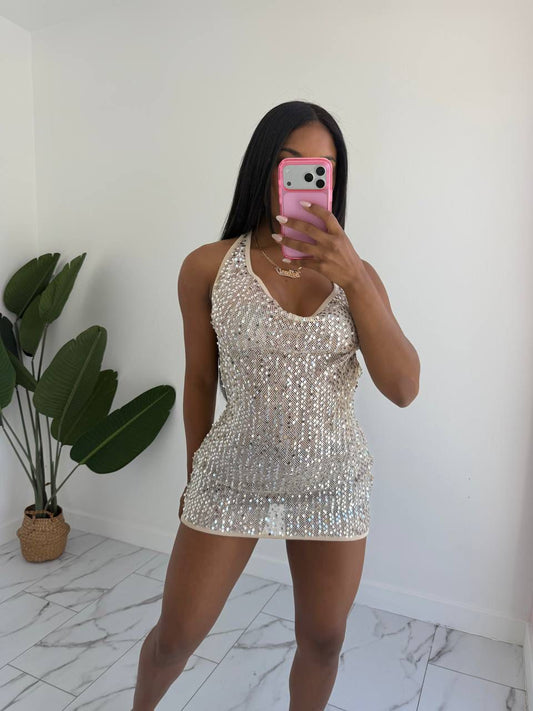 Sequins beach skirt