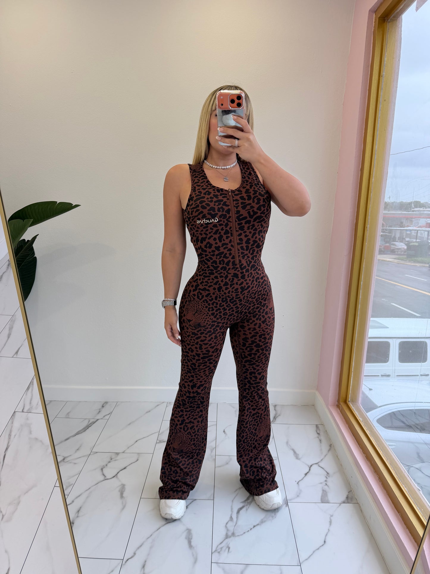 Animal print Jumpsuit sport