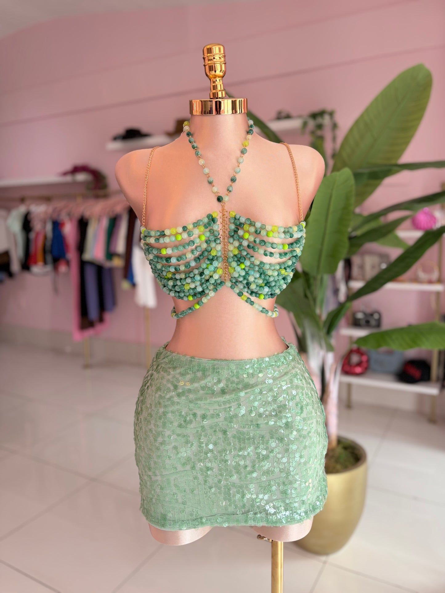Sequins colors Skirt
