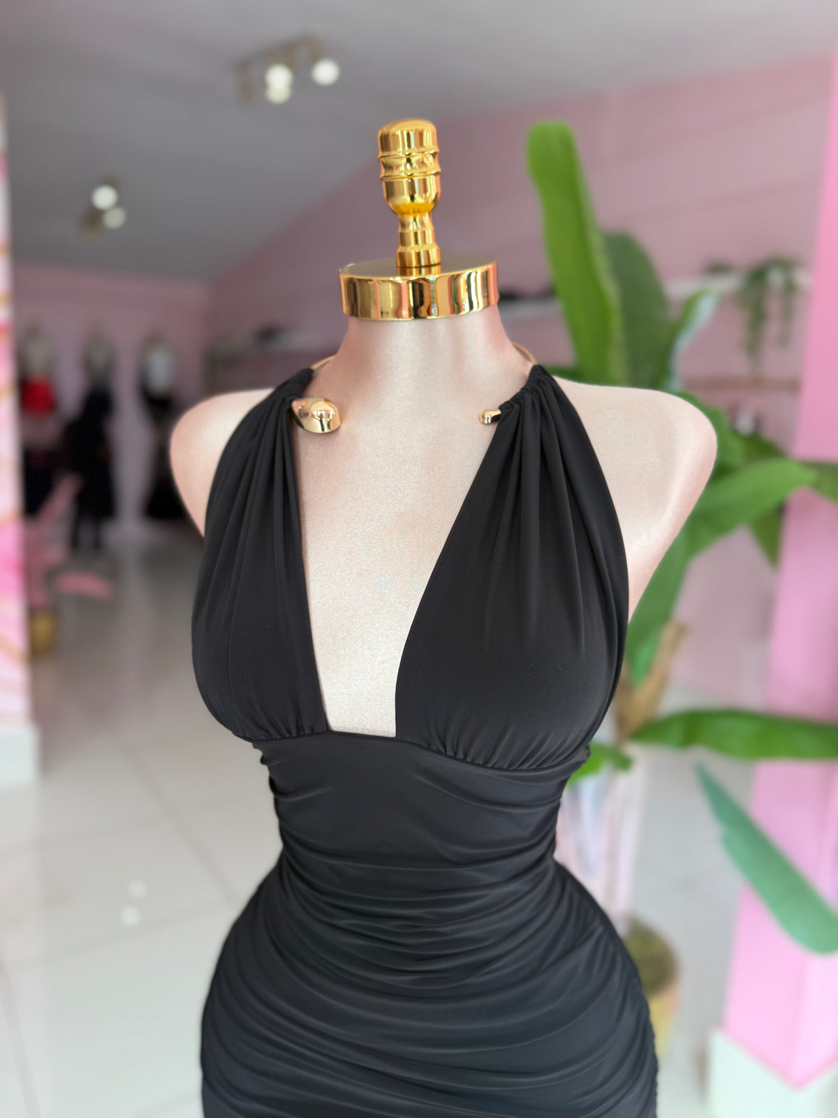 Black Collar dress