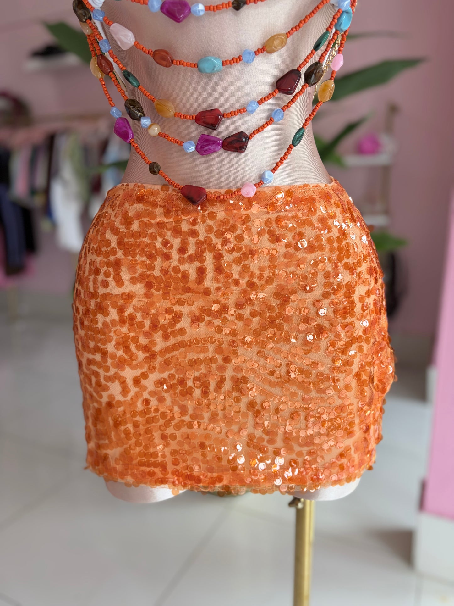Sequins colors Skirt