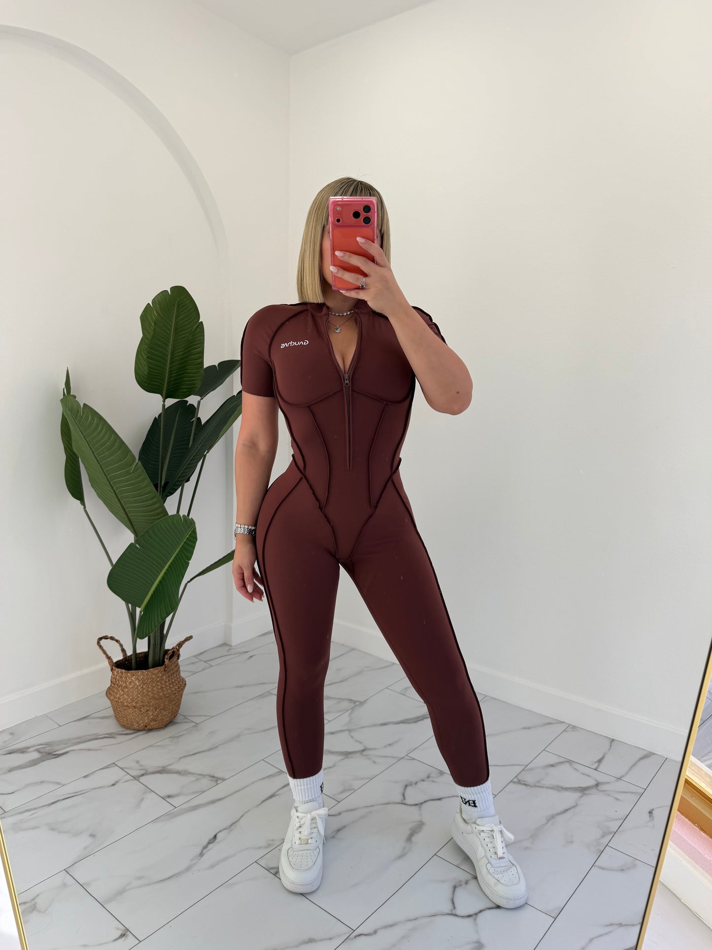 Wonder TShirt Zipper Jumpsuit