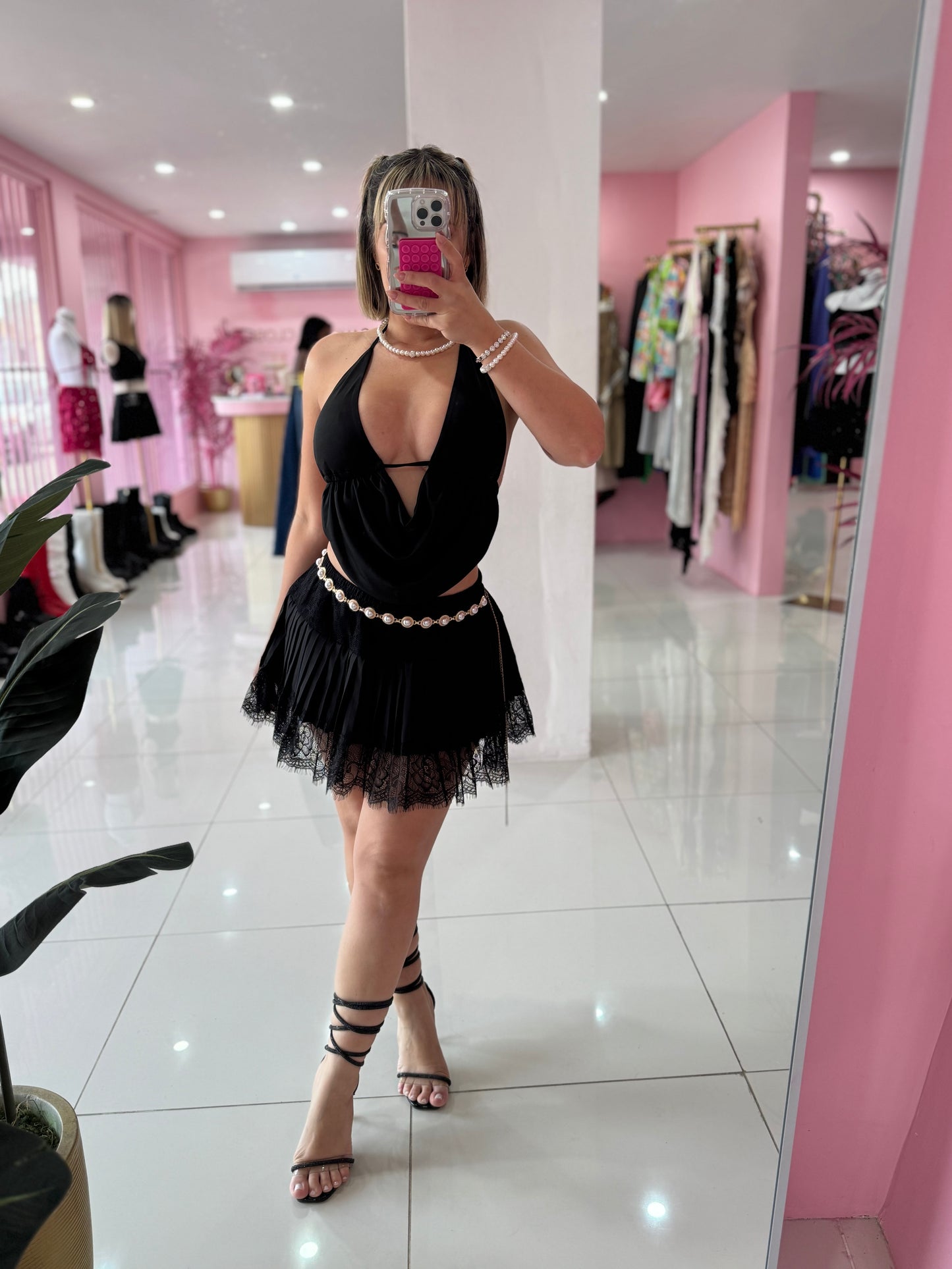Tenis encaje skort
