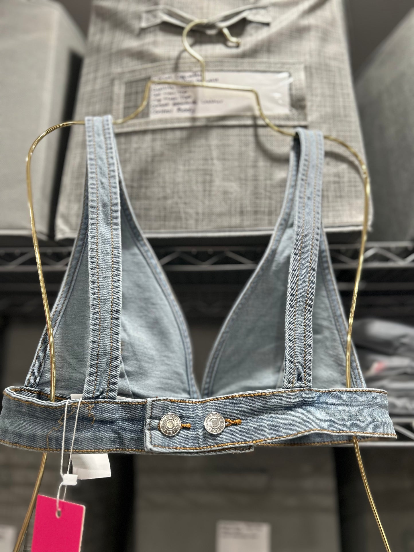 Denim Mini Top