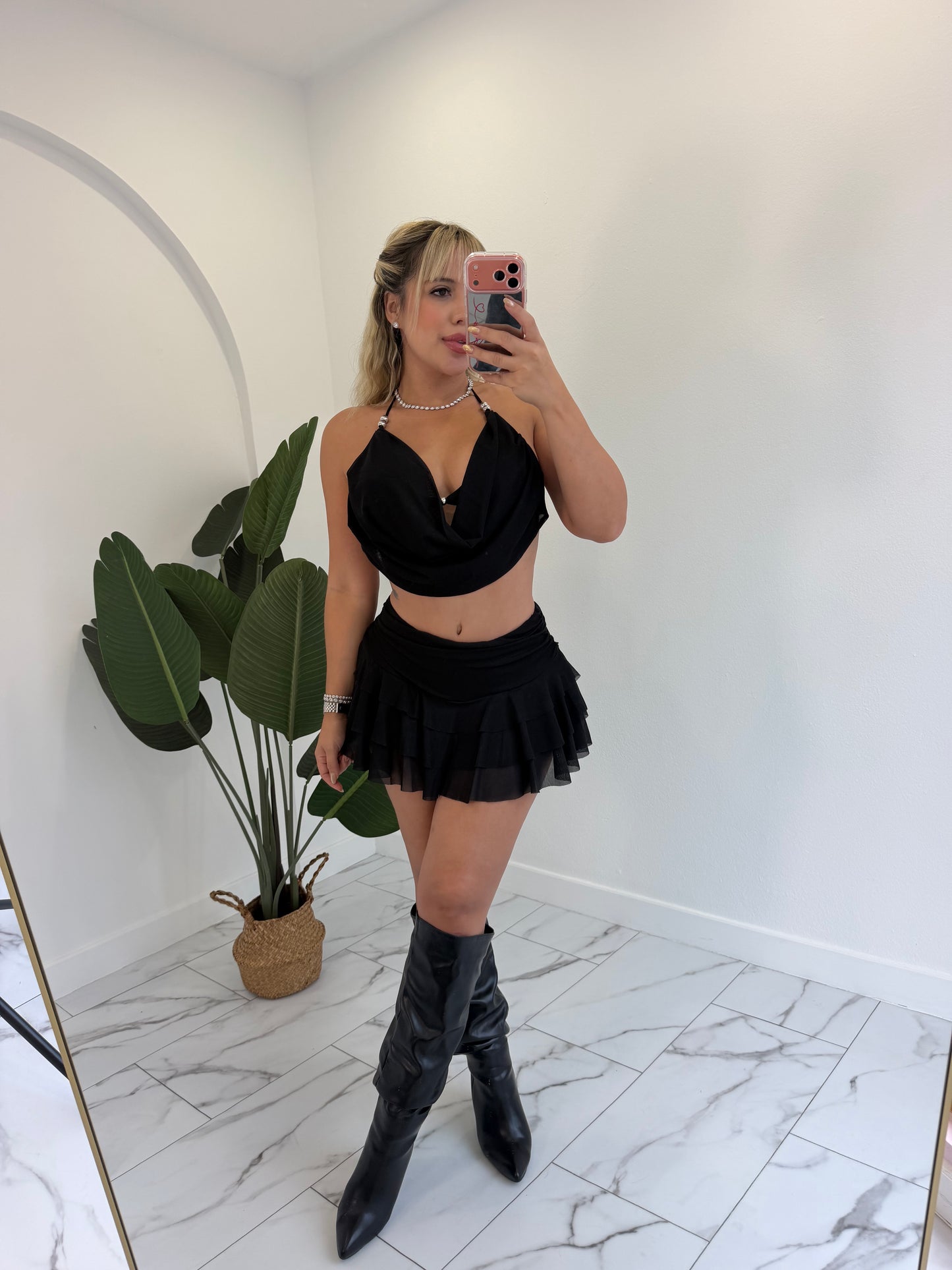 Doll skort set