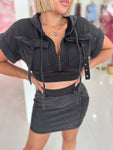Perro Negro Skirt Set
