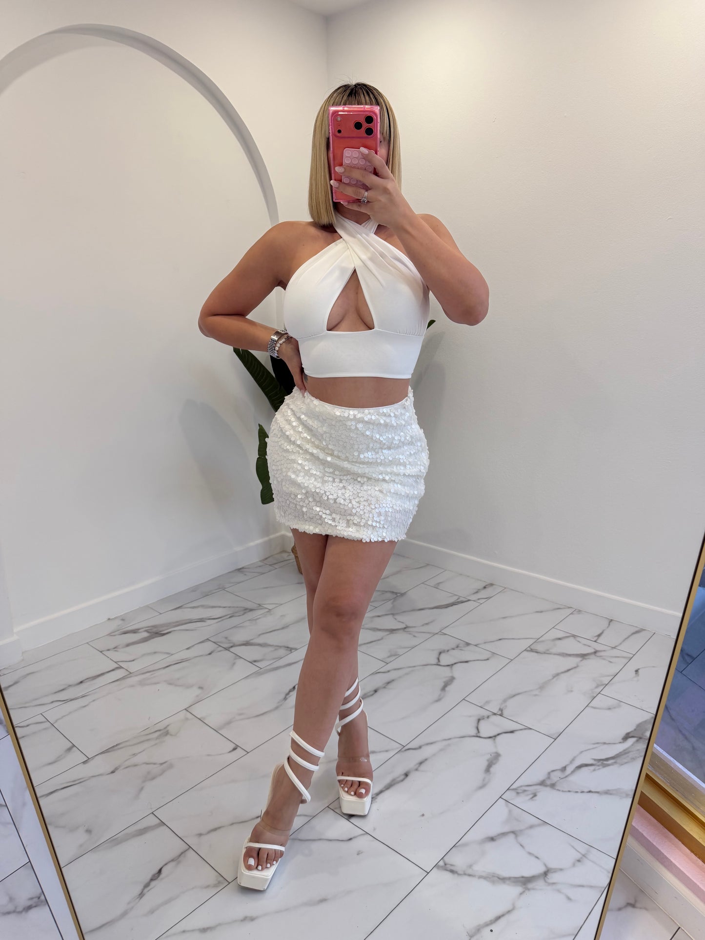 Sequins colors Skirt