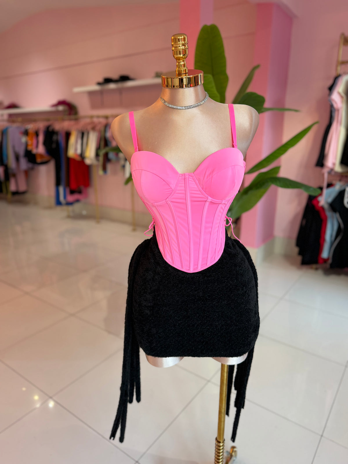 Cross corset