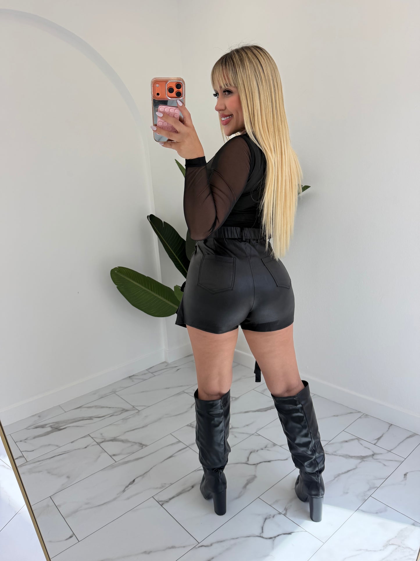 Metallic Skort