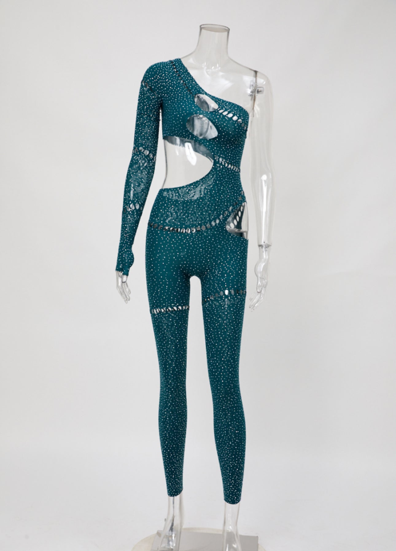 OS Sexy Rhinestone Jumpsuit