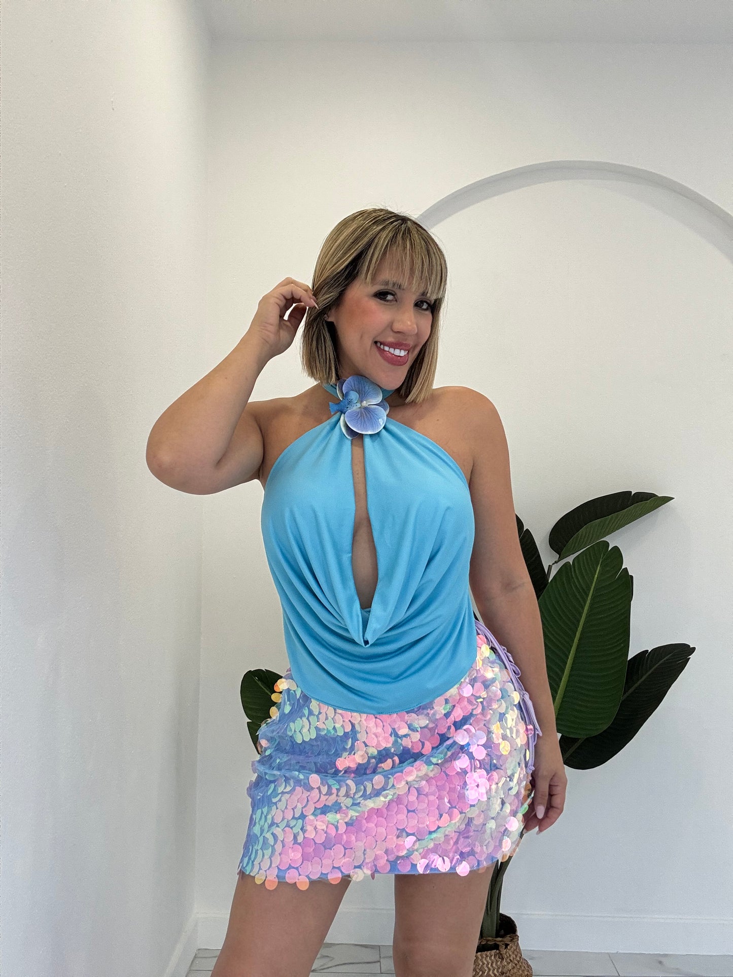 Orquidea Halter Top