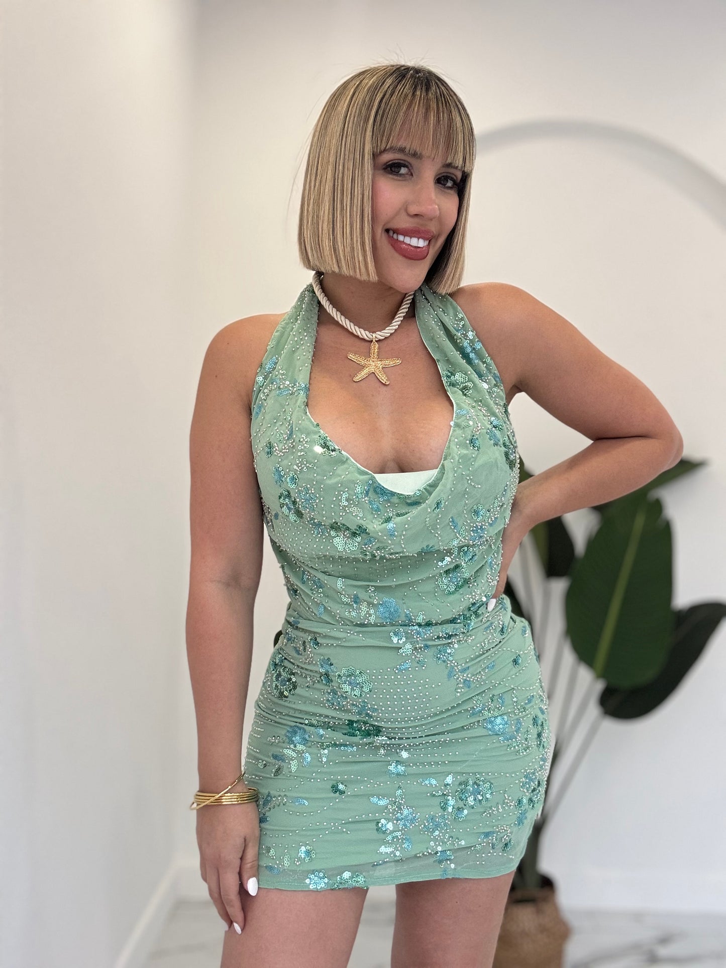 Fancy Halter dress