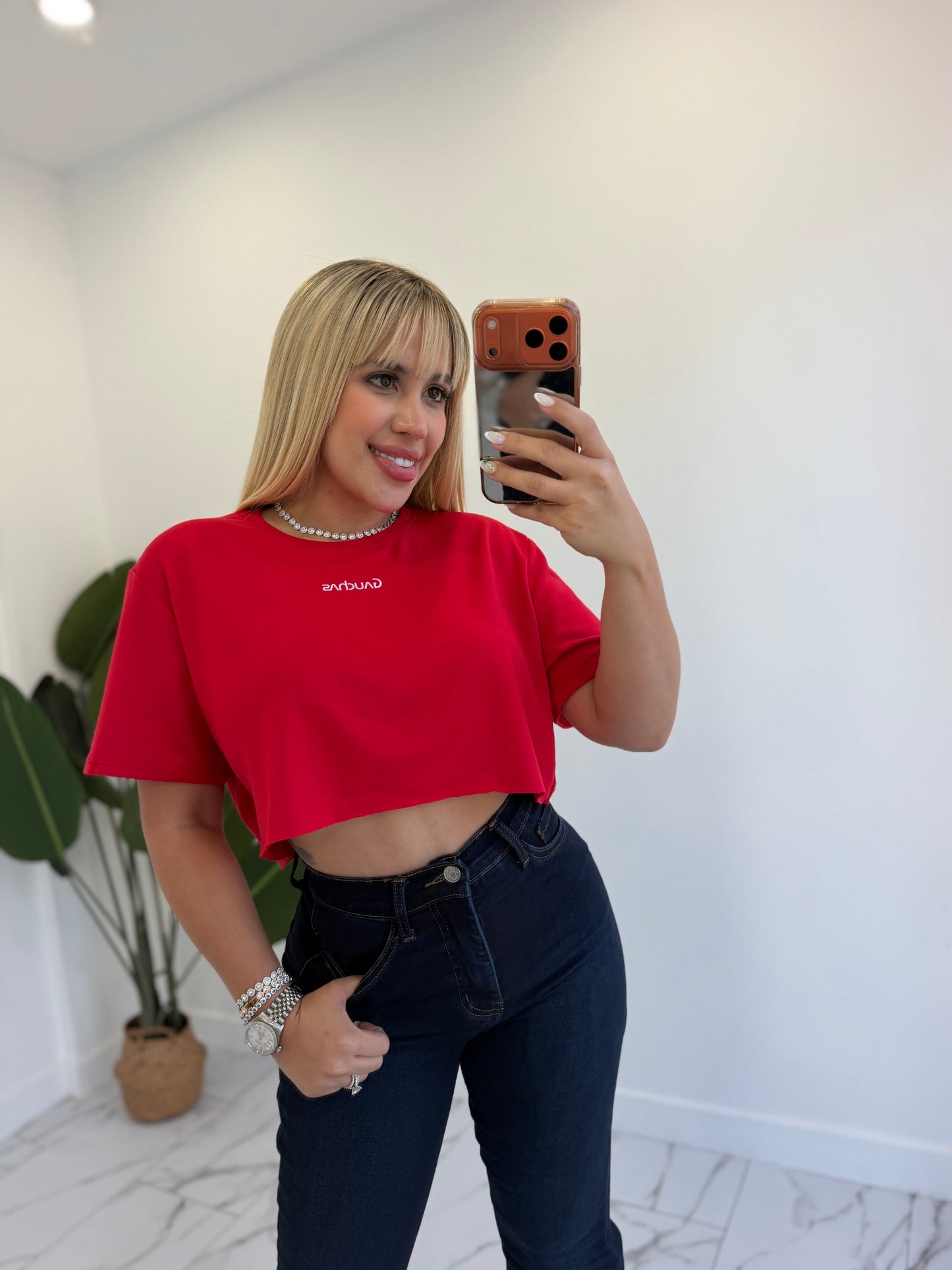 Crop top oversize G