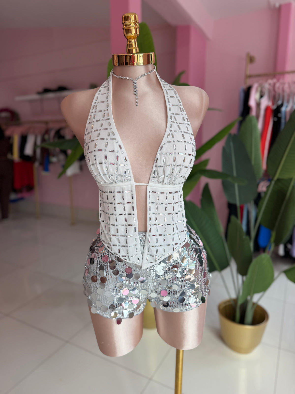 Party halter top