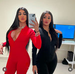 Jumpsuit zipper Skinny (espalda descubierta) sport