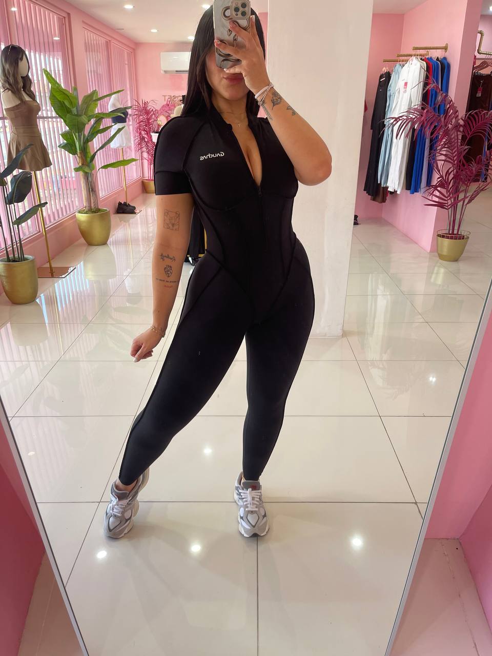 Wonder TShirt Zipper Jumpsuit