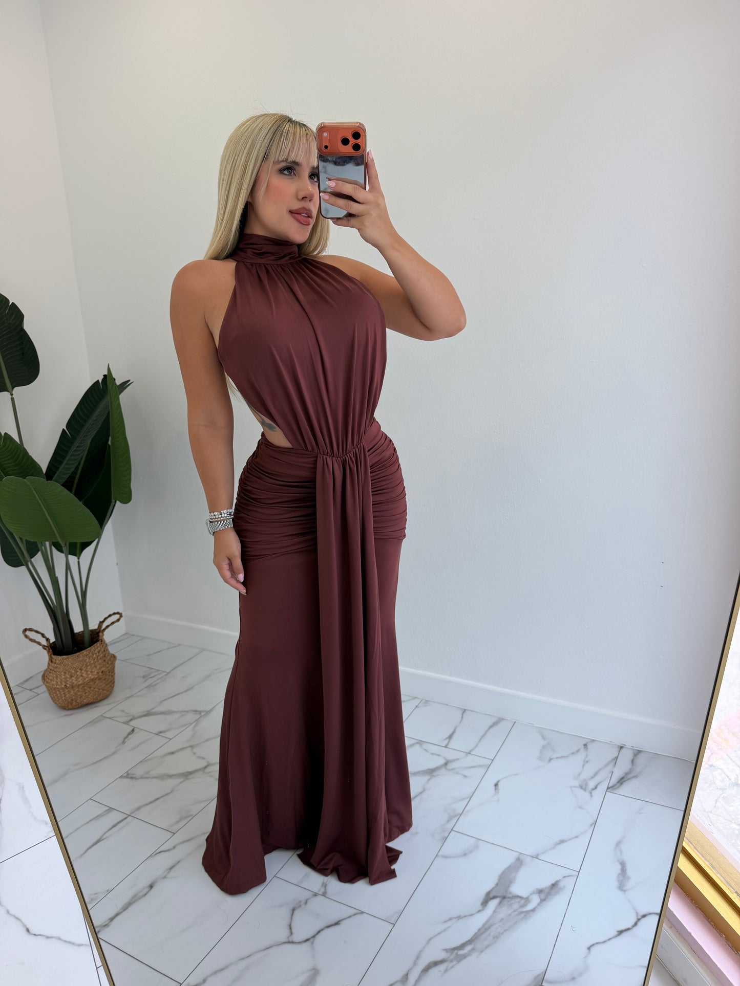 Turtle maxi dress
