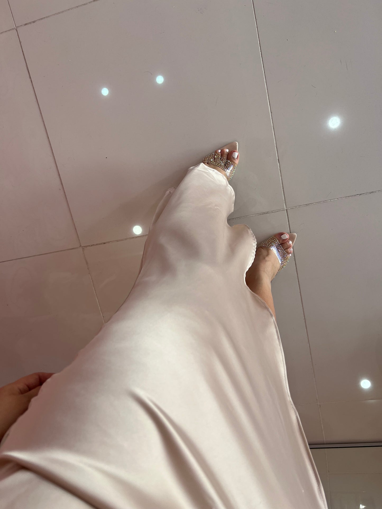Elegant satin Dress