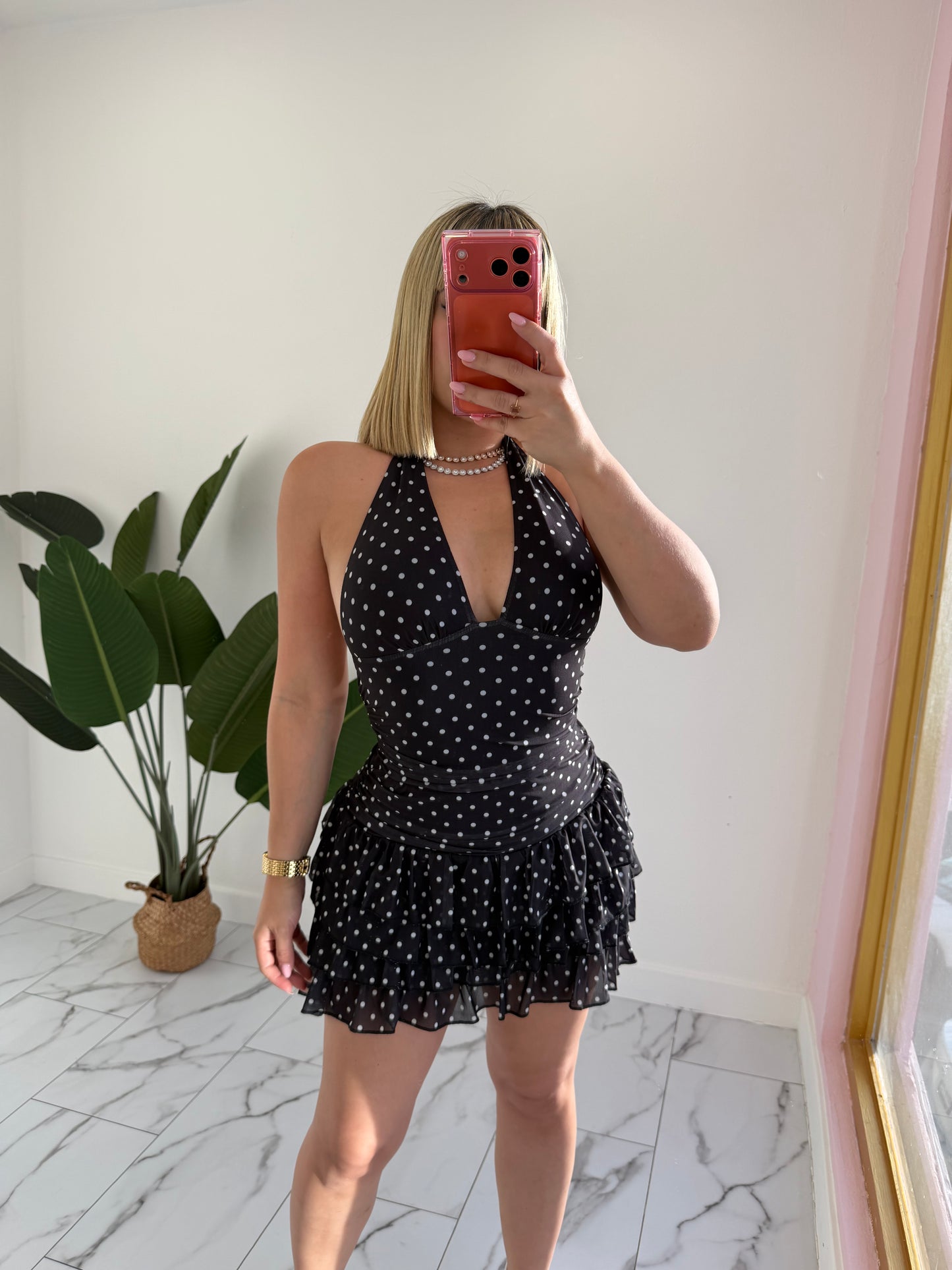 Polka Dot skort set