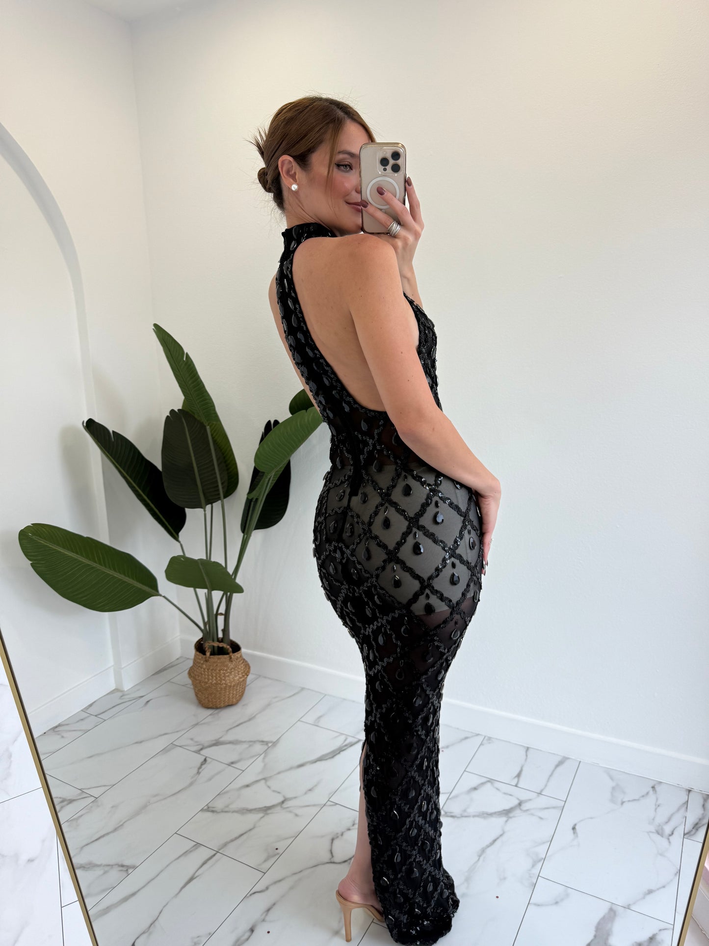 Rhinestone Lux Dress
